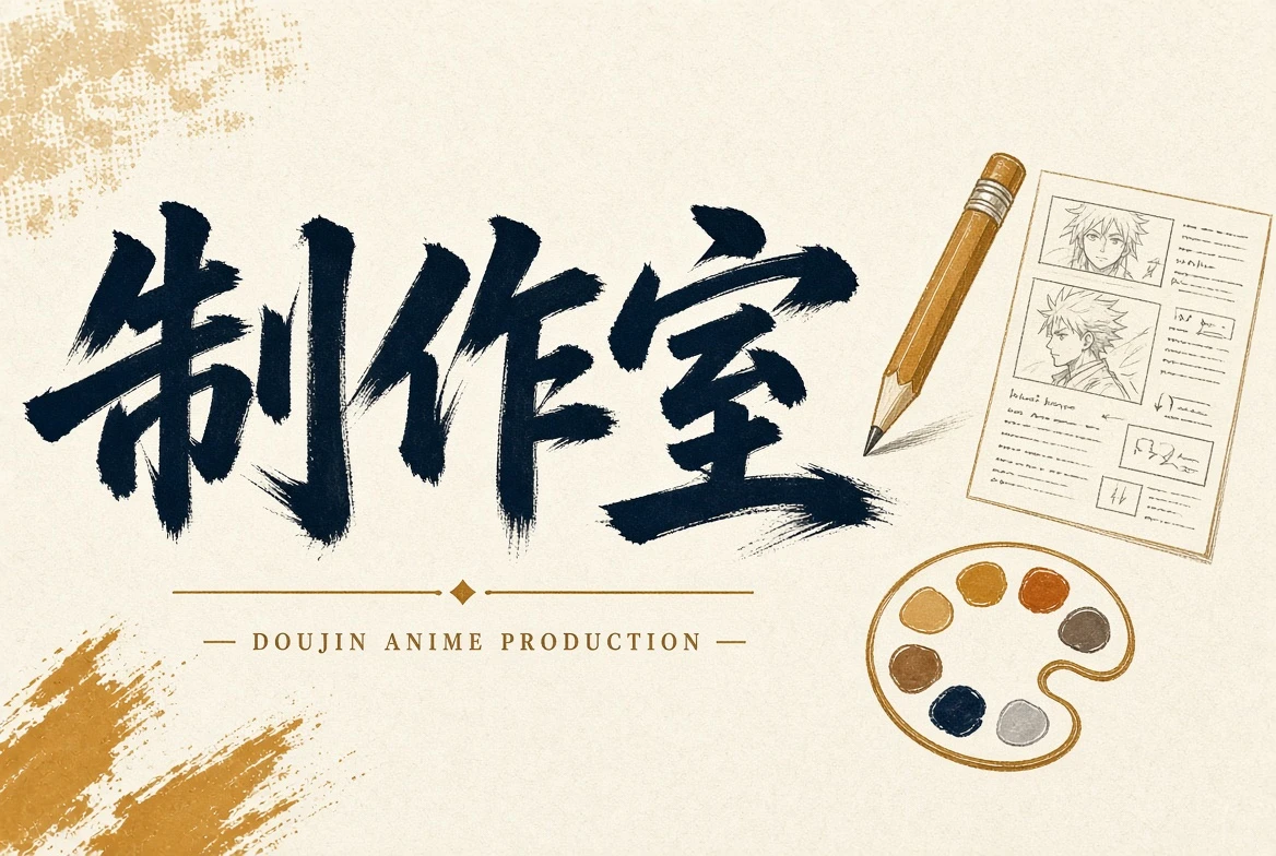 动漫制作流程示意